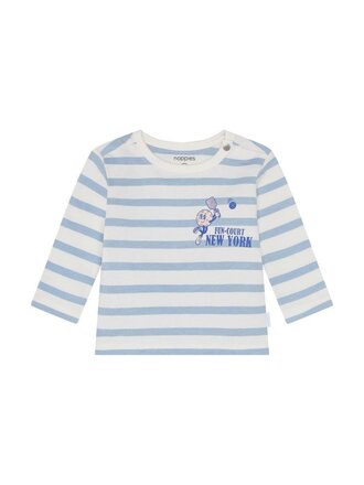 Noppies Noppies Tee LS stripe - Blue