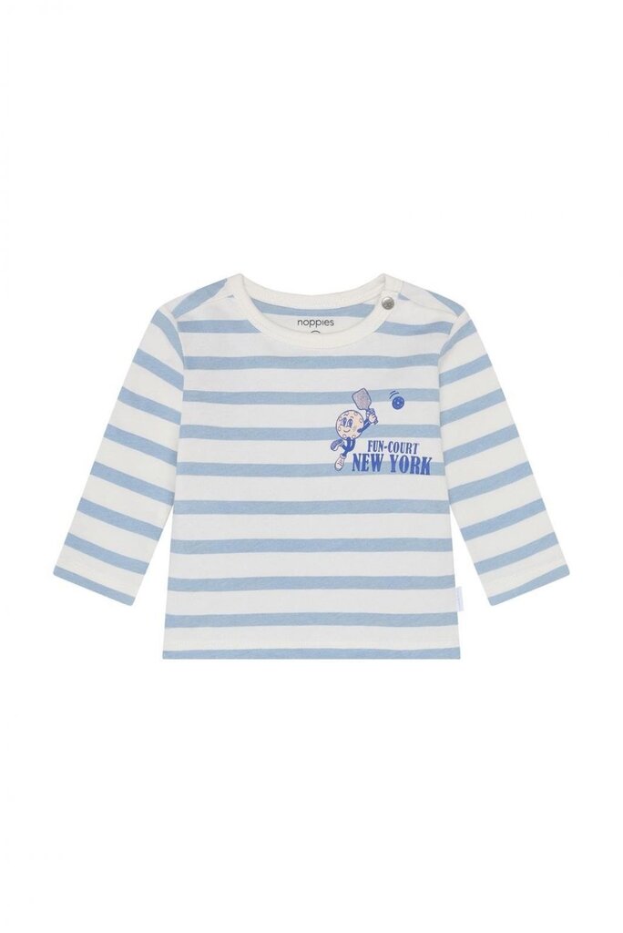 Noppies Noppies Tee LS stripe - Blue