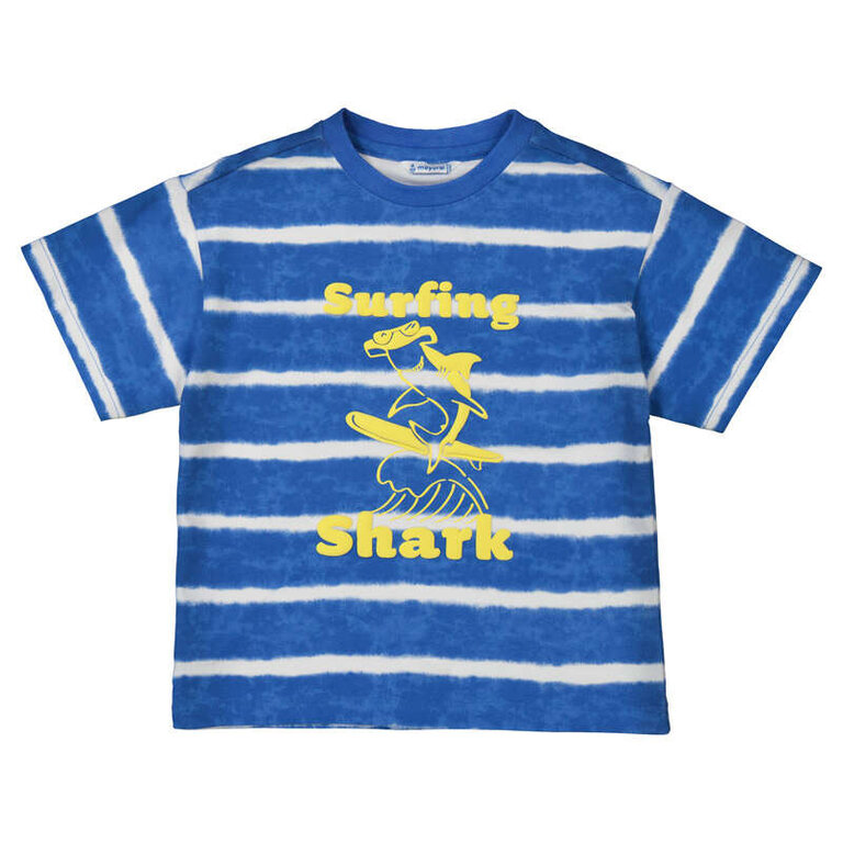 Mayoral Mayoral T-shirt Stripes - Blue