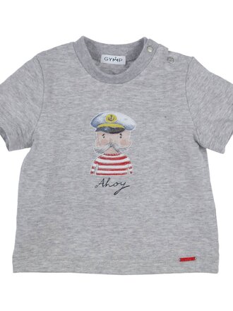 Gymp Gymp T-shirt Aerochine Ahoy Grey - Grey Melange