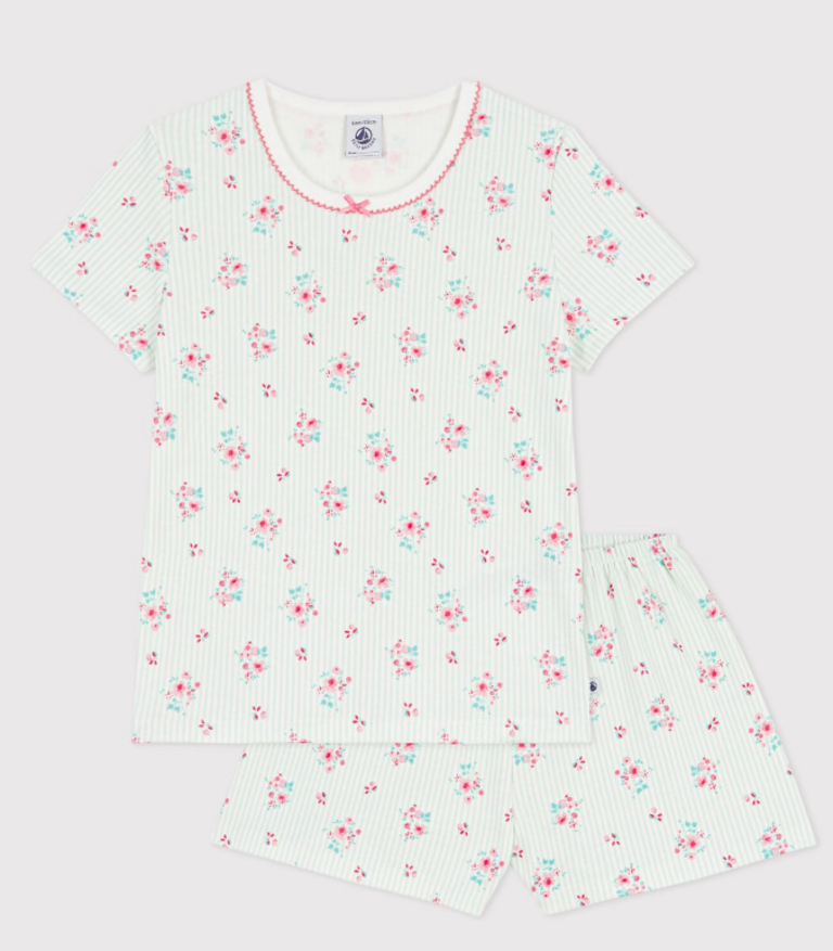 Petit Bateau Petit Bateau Pyjama - Bloemenprint