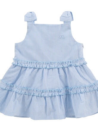 Natini Natini Dress Stipes - White-Blue