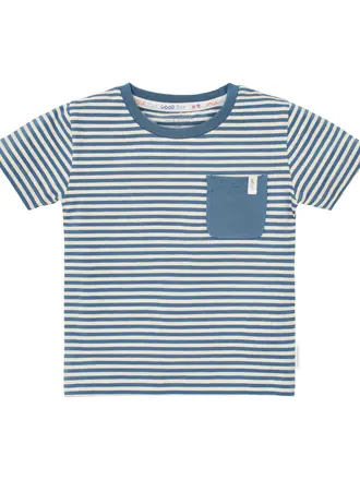 Little Dutch Little Dutch T-shirt Korte Mouw - Indigo Sand Stripe