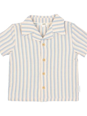 Little Dutch Little Dutch Blouse Korte Mouw - Multi Stripe
