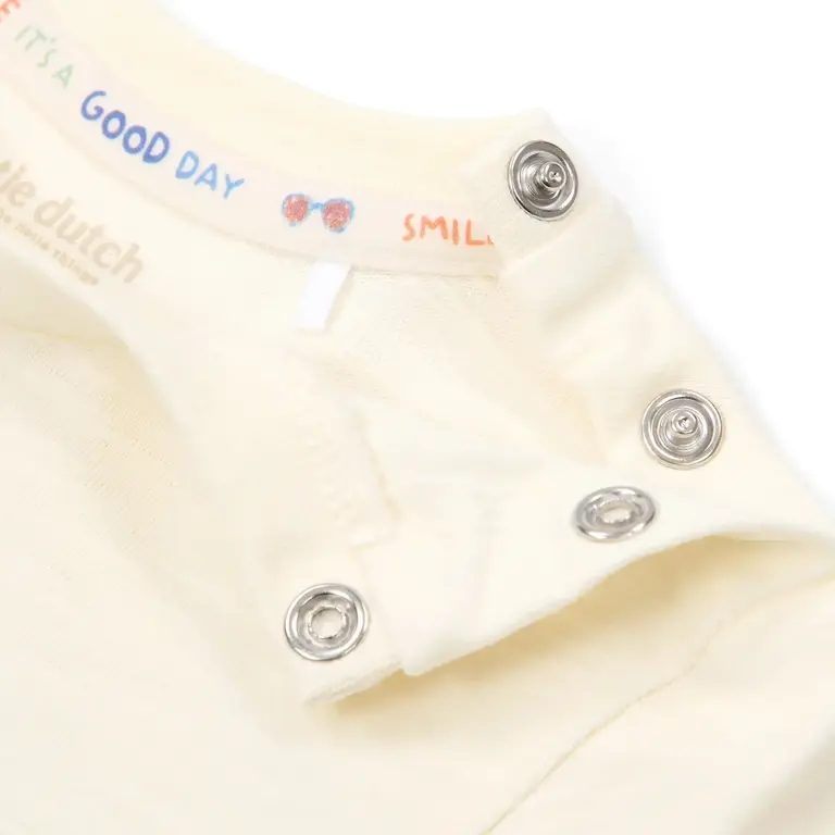 Little Dutch Little Dutch T-shirt Korte Mouw - Creme