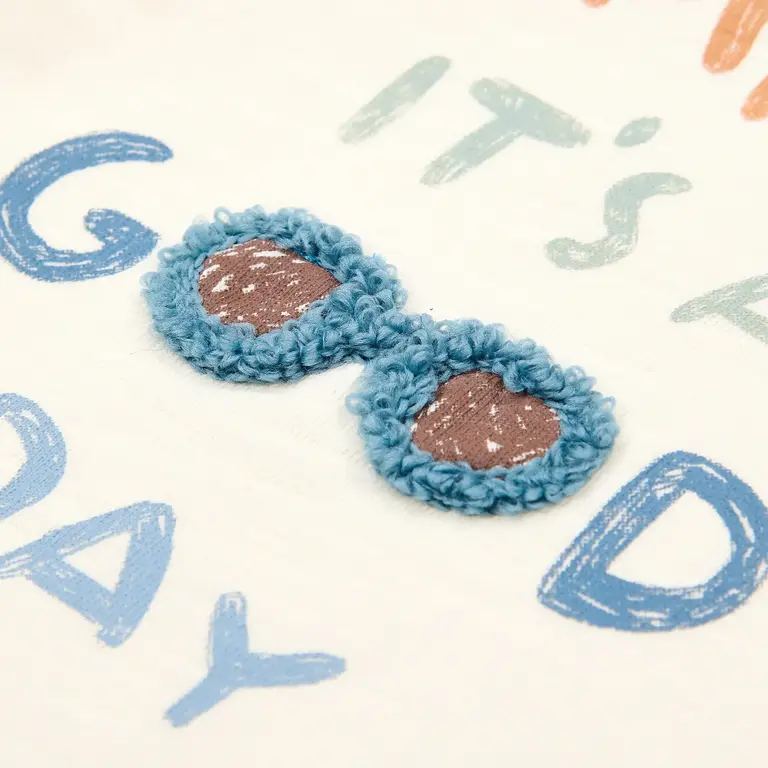 Little Dutch Little Dutch T-shirt Korte Mouw - Creme