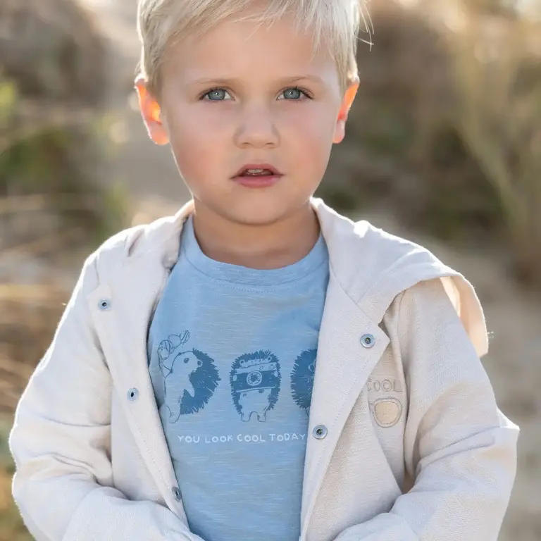 Little Dutch Little Dutch T-shirt Korte Mouw - Steel Blue