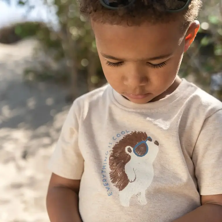 Little Dutch Little Dutch T-shirt korte Mouw - Biscuit Melange