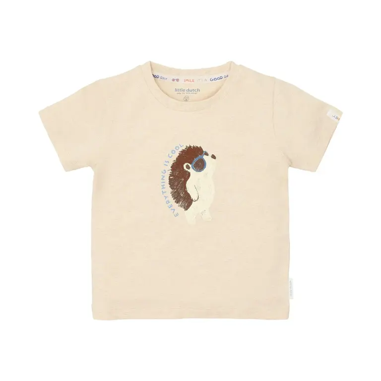 Little Dutch Little Dutch T-shirt korte Mouw - Biscuit Melange