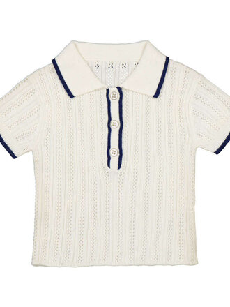 Mayoral Mayoral S/s polo - Natural