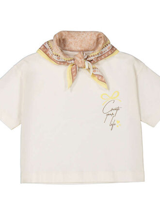 Mayoral Mayoral S/s T-shirt - Beige Bone