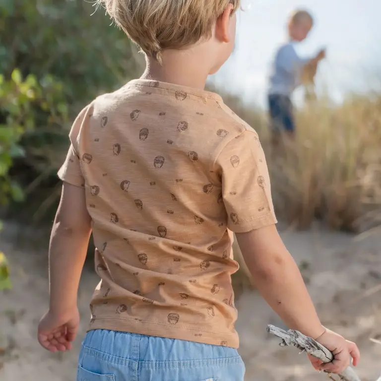 Little Dutch Little Dutch T-shirt Korte Mouw - Rust