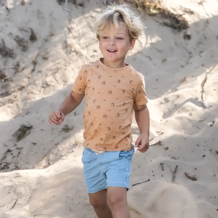 Little Dutch Little Dutch T-shirt Korte Mouw - Rust