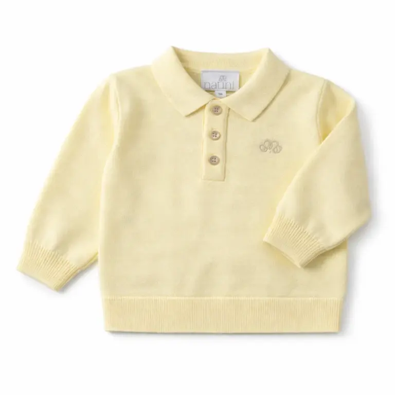 Natini Natini Polo Tricot Brad - Yellow