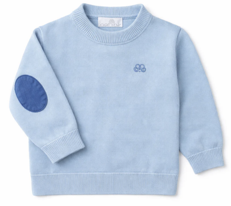 Natini Natini Pull Milo - Light blue