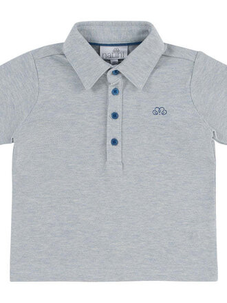 Natini Natini Polo Melange Maxime - Light Blue