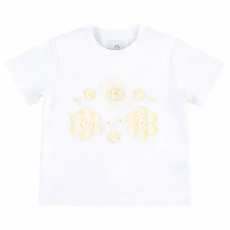 Natini Natini T-shirt Flower Jade - Yellow