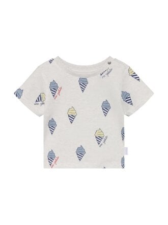 Noppies Noppies Tee SS AOP - Sand