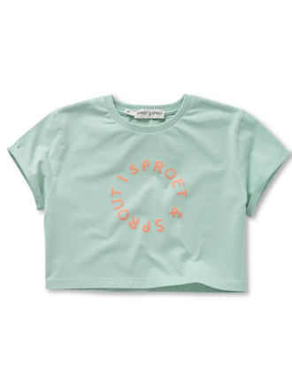Sproet & Sprout Sproet & Sprout Boxy T-shirt Sproet - Silt Green