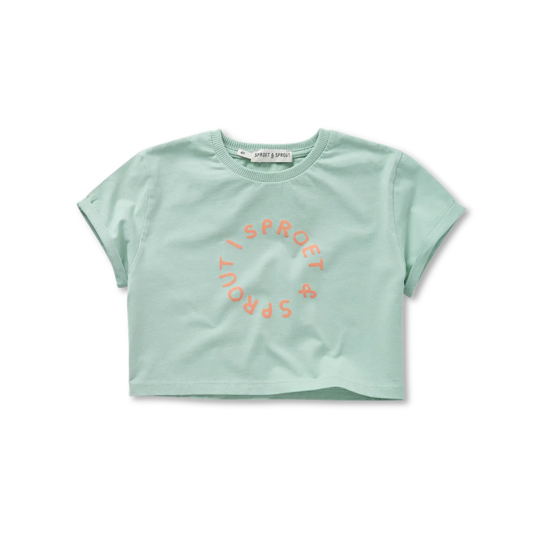 Sproet & Sprout Sproet & Sprout Boxy T-shirt Sproet - Silt Green