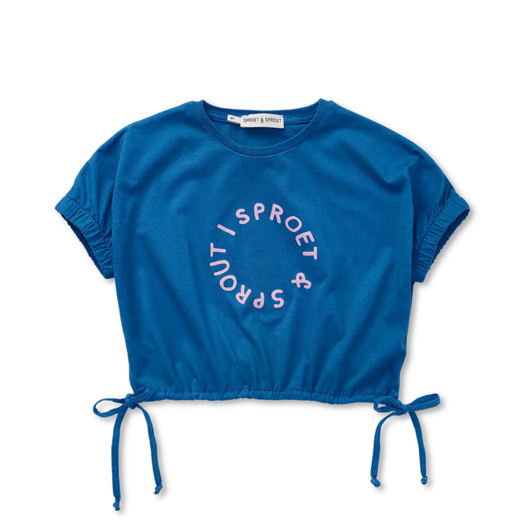 Sproet & Sprout Sproet & Sprout Girls T-shirt sproet - Sports Blue