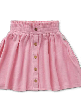 Sproet & Sprout Sproet & Sprout Smock Skirt Buttons - Podium Pink