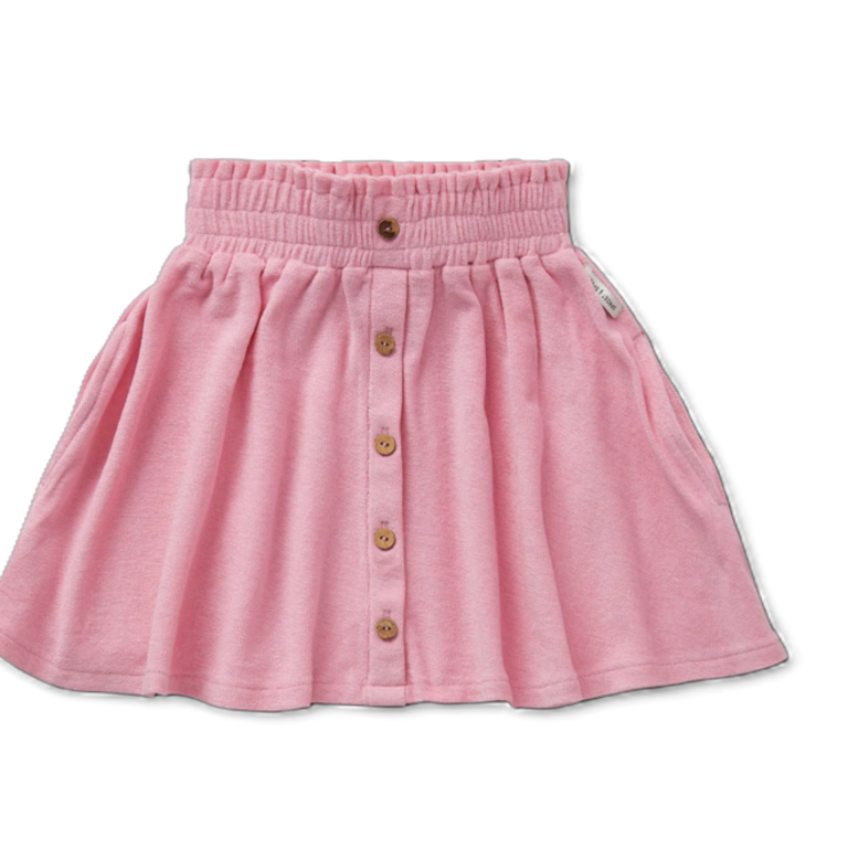 Sproet & Sprout Sproet & Sprout Smock Skirt Buttons - Podium Pink