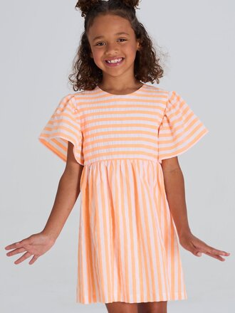 Blue Bay Blue Bay Dress Claire - White/orange