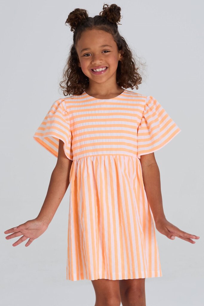 Blue Bay Blue Bay Dress Claire - White/orange