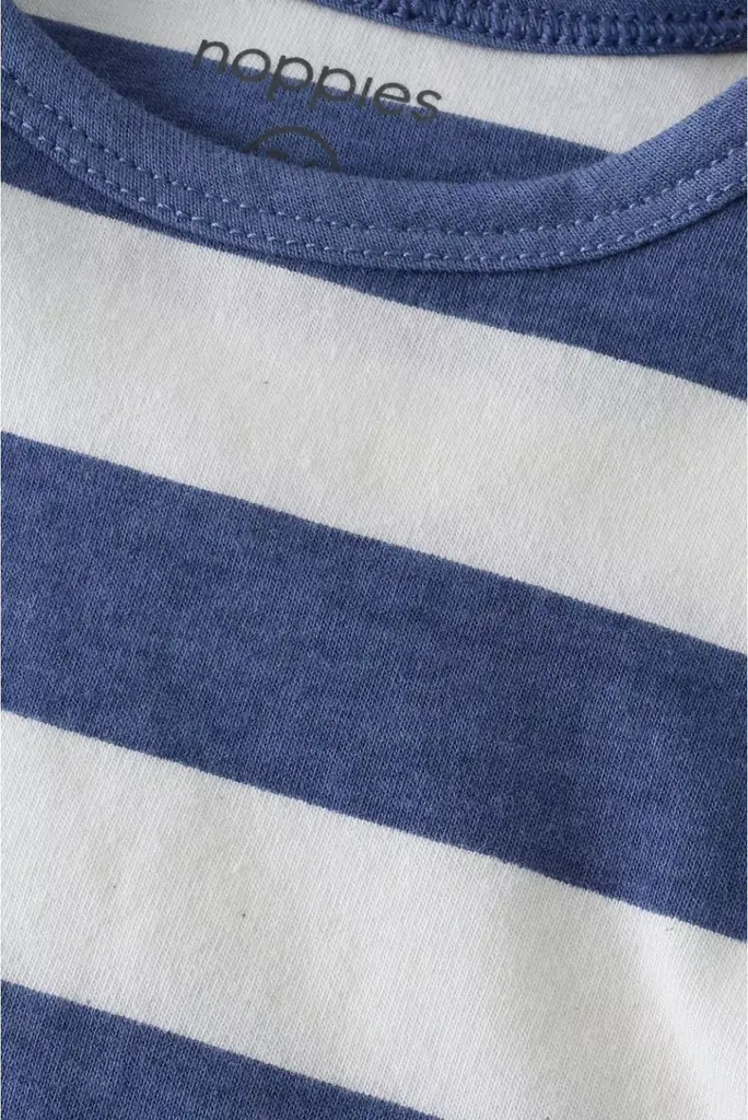 Noppies Noppies Tee SS stripe - Blue
