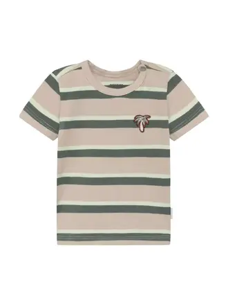 Noppies Noppies Tee SS stripe - Brown