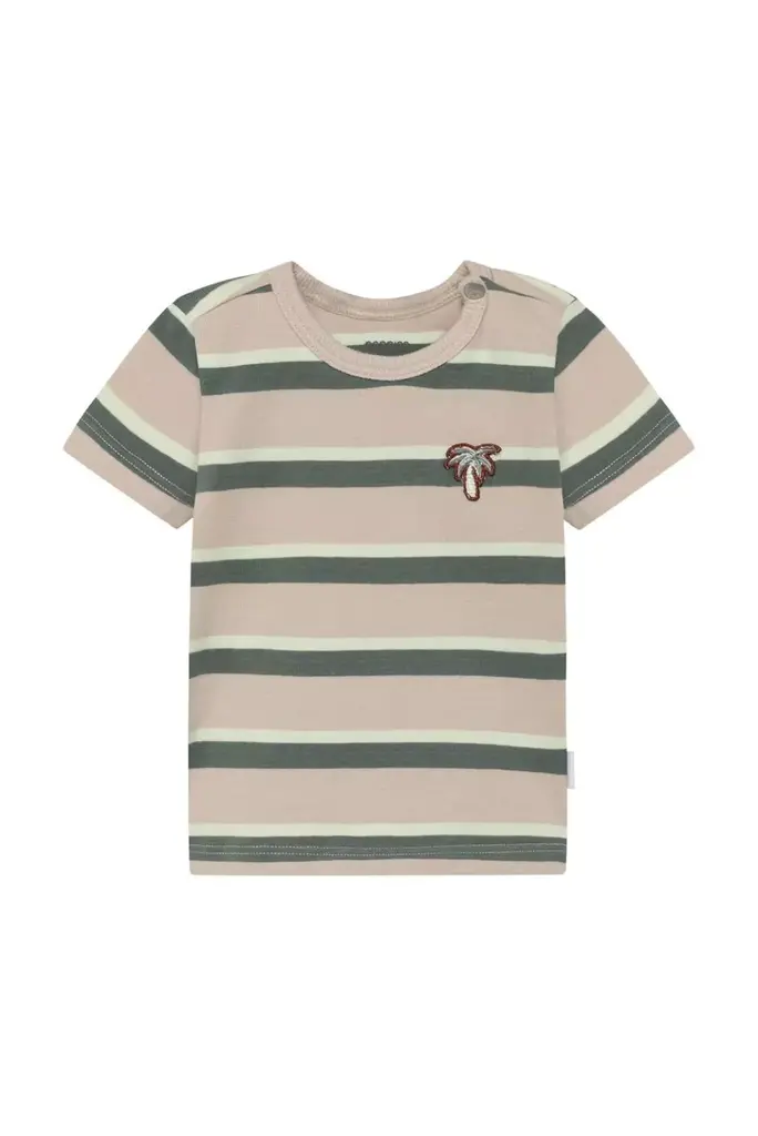 Noppies Noppies Tee SS stripe - Brown