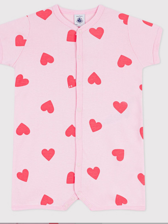 Petit Bateau Petit Bateau Pyjama kort - Hart