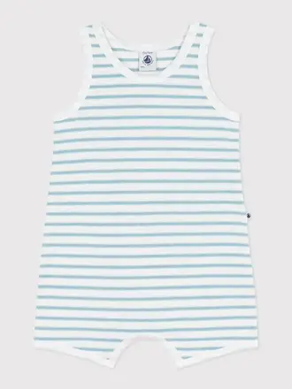 Petit Bateau Petit Bateau korte pyjama - Stripes badstof