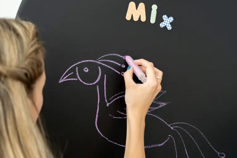 Tix&Mix Tix&Mix Magneetsticker voor kinderkamer - Black