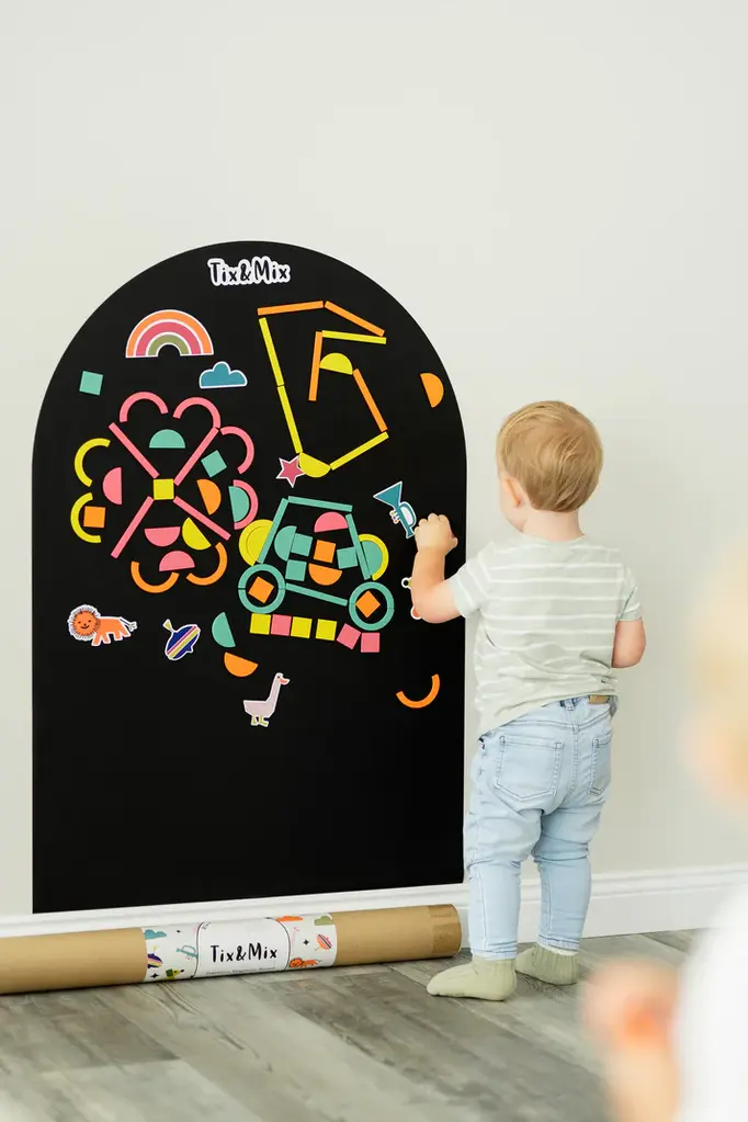 Tix&Mix Tix&Mix Magneetsticker voor kinderkamer - Black