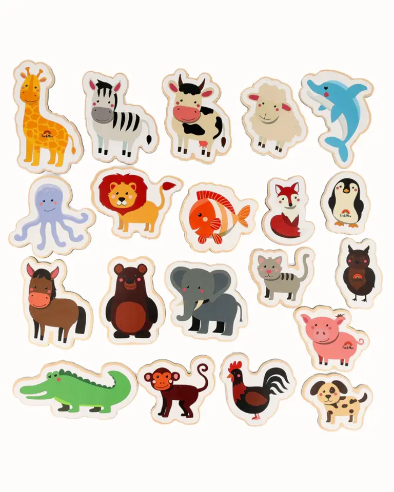 Tix&Mix Tix&Mix Magneetsticker - Dieren