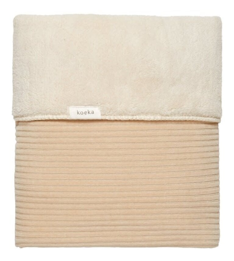 Koeka Koeka Wiegdeken teddy Vik - Sand
