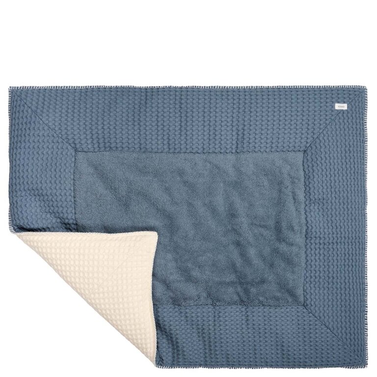 Koeka Koeka Boxkleed Wafle - Bluestone/Natural