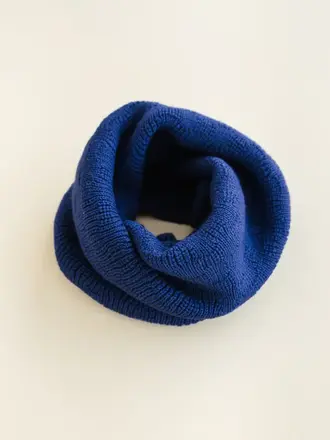 Hvid Hvid Scarf Gigi- Cobalt Blue