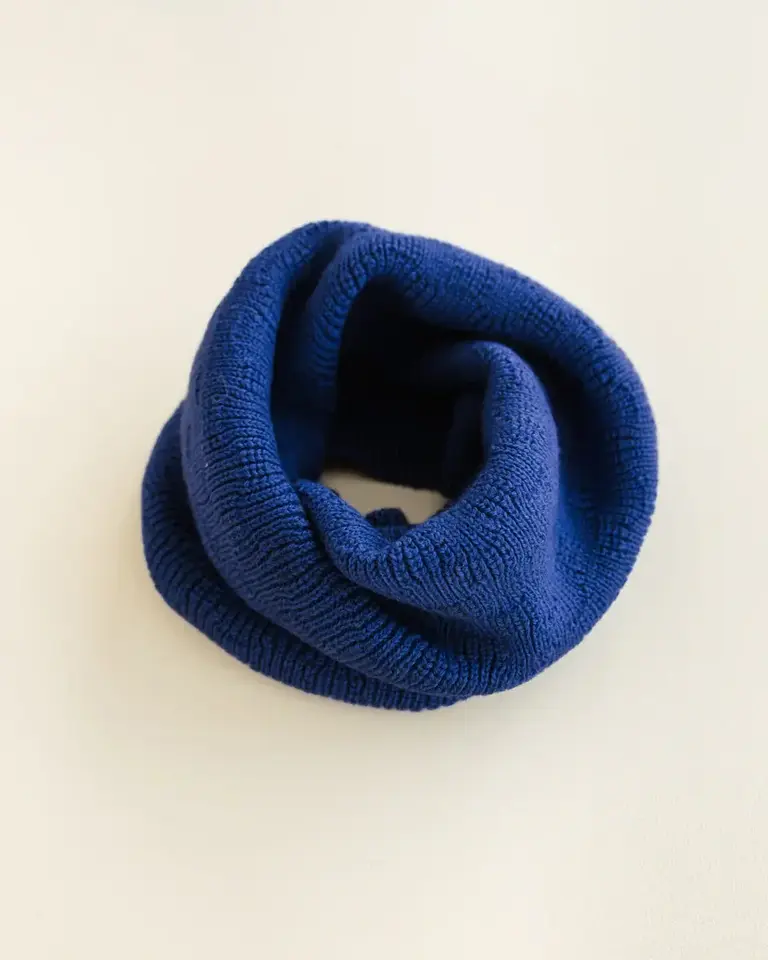 Hvid Hvid Scarf Gigi- Cobalt Blue