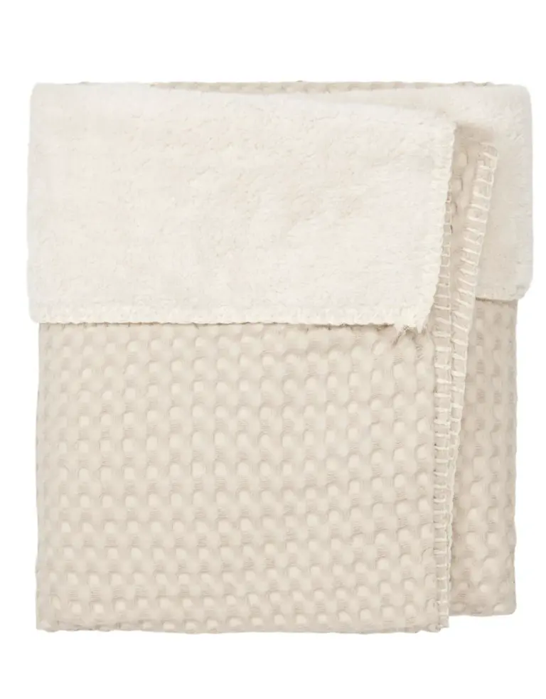 Koeka Koeka Wiegdeken cotton wafle - Sand