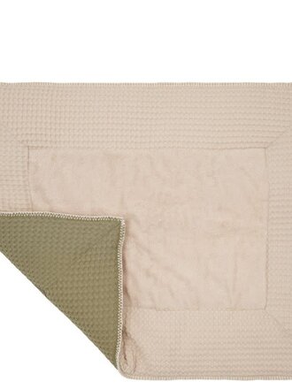 Koeka Koeka Boxkleed Wafle - Sand/Moss
