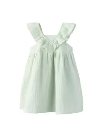 Name it Name it Dress Fuslin - Pale Aqua