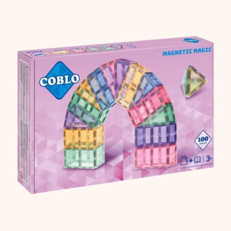 Coblo Coblo Magnetische tegels 100 stuks - Pastel
