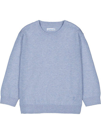 Mayoral Mayoral Basic cotton jumper w/round   - Vivid Rain