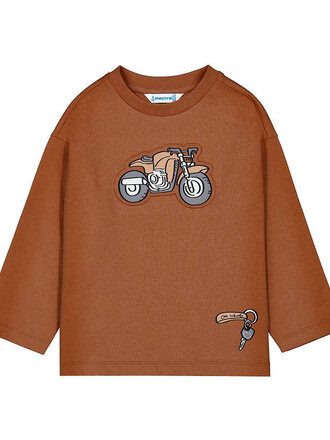 Mayoral Mayoral L/s t-shirt                   - Brick red