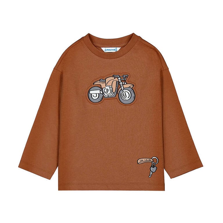 Mayoral Mayoral L/s t-shirt                   - Brick red