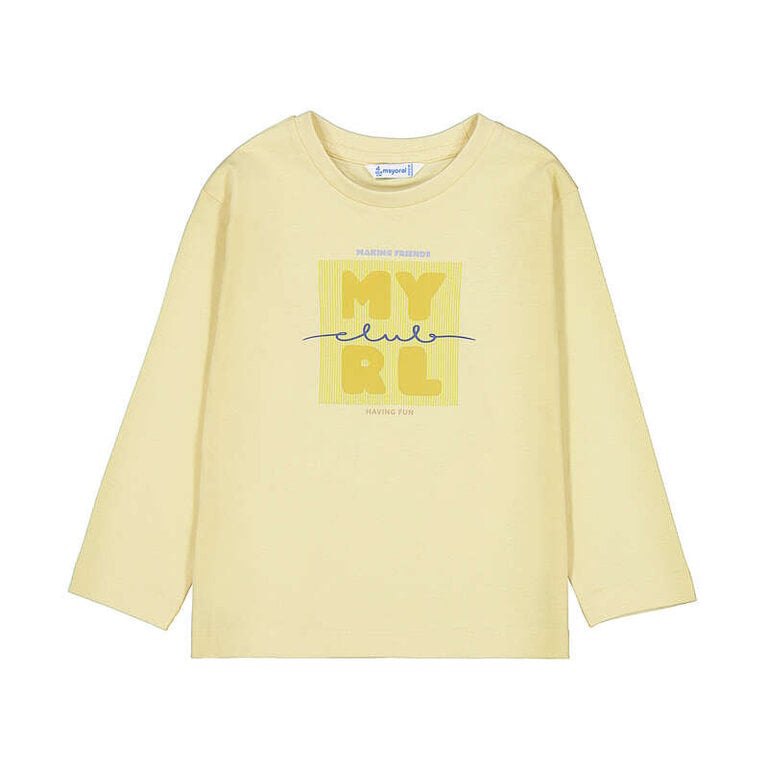Mayoral Mayoral L/s basic t-shirt             - Corn