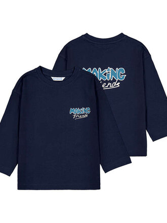 Mayoral Mayoral L/s t-shirt for every one     - Blue
